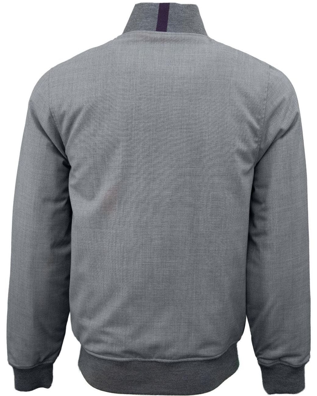 Lords of Harlech Gray Jenkin Reversible Blouson Jacket for men