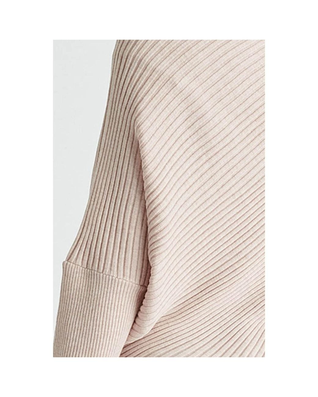Paisie Natural Draped Knitted Jumper
