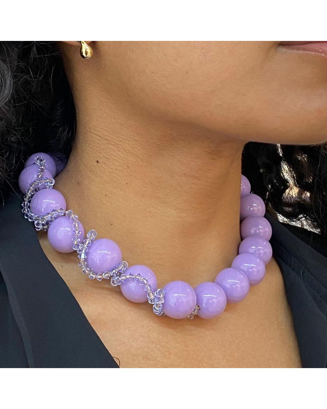 Eyeconic by Samar Ajram Red Summer Muse Necklace