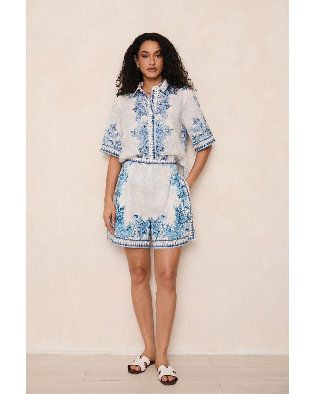 Raishma Blue Ethel Shirt