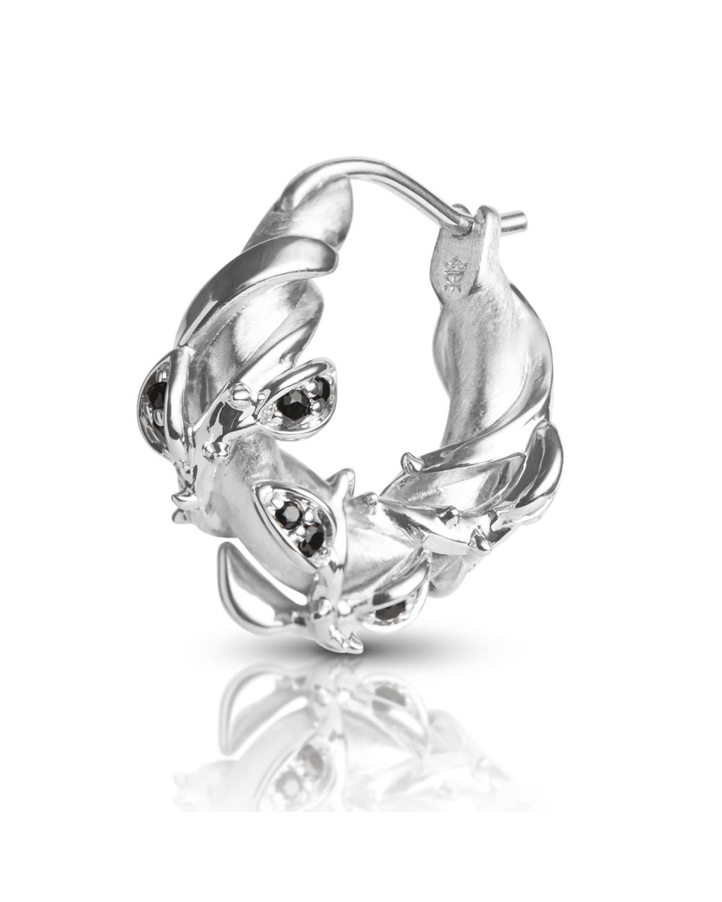 Kasun Metallic Enchanted Forest Hoop Earring