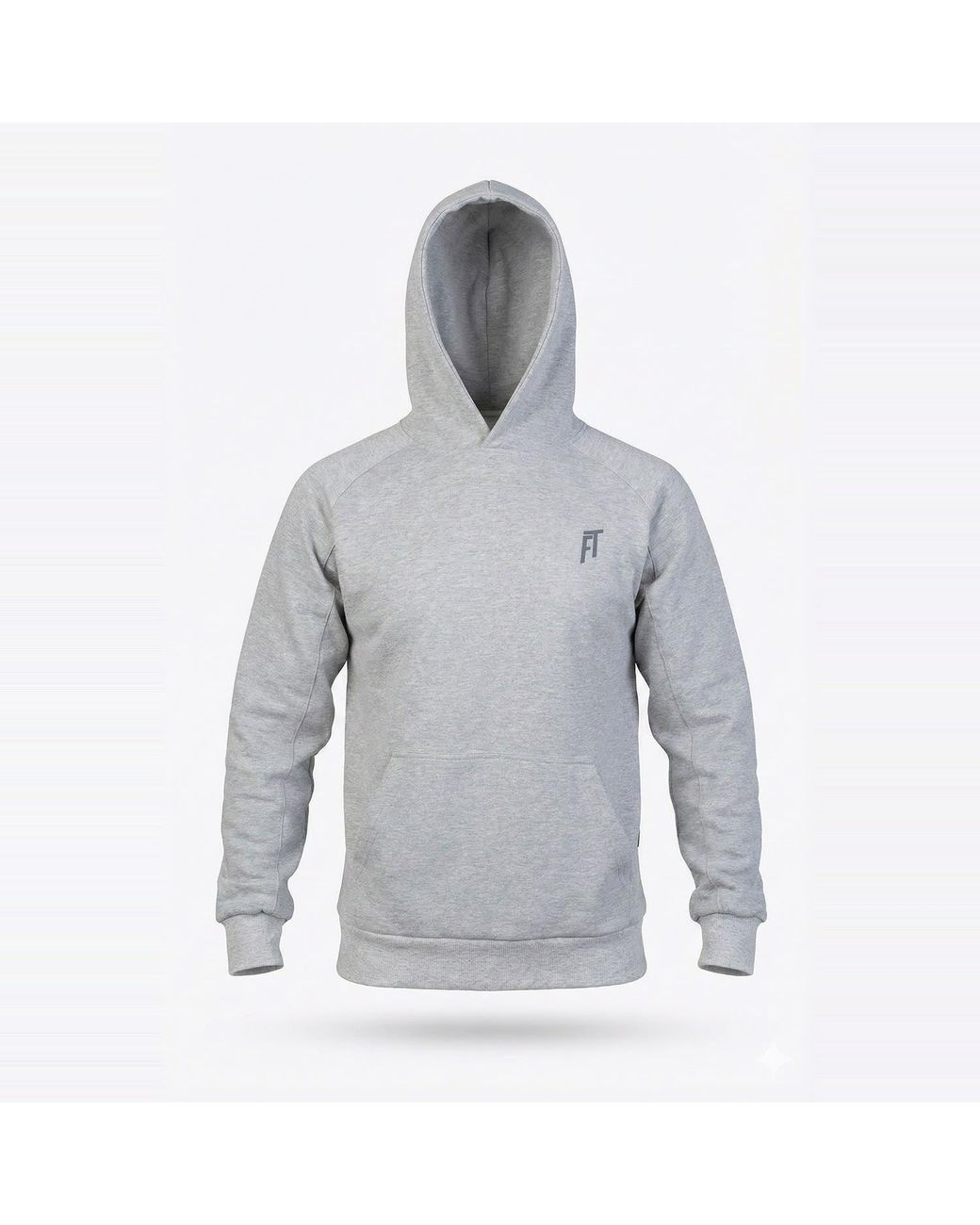 Foster Taylor Gray Sports Double Interlock Hoody for men
