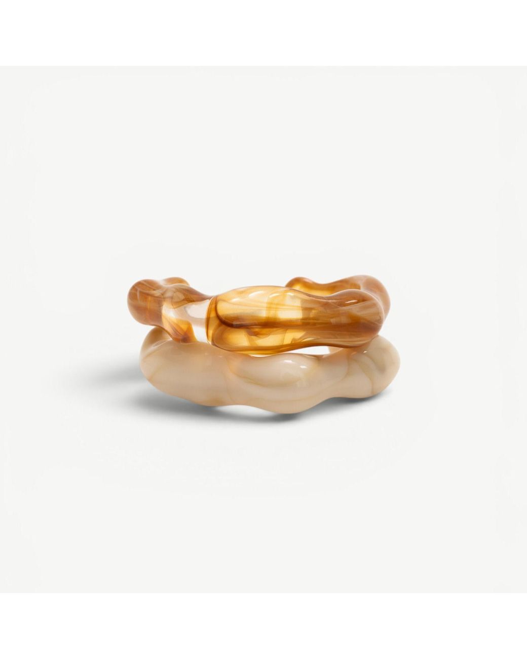 Miss Cecilia White Neutrals Solea Bangle