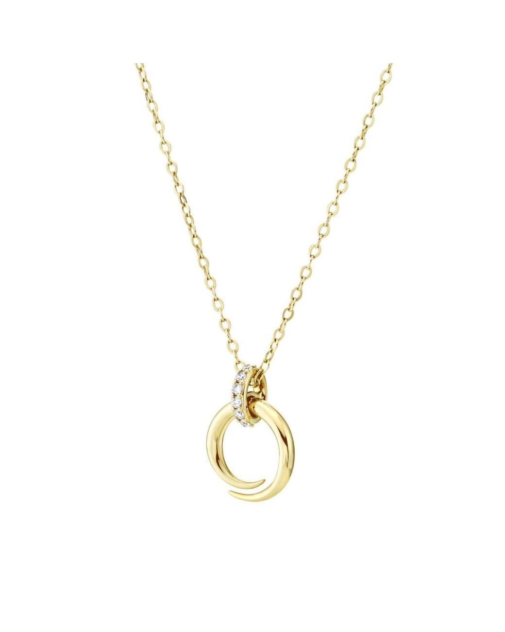 Dinny Hall Metallic Toro Horn Loop Pendant
