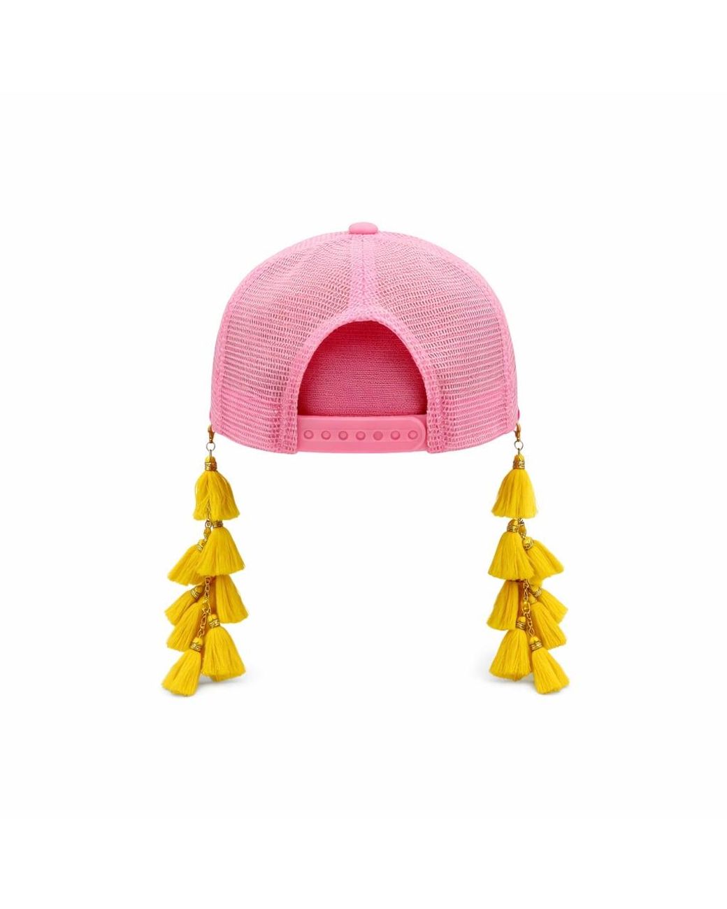 Julia Clancey Pink Busy Candy Tasseltastic Tassel Trucker Cap