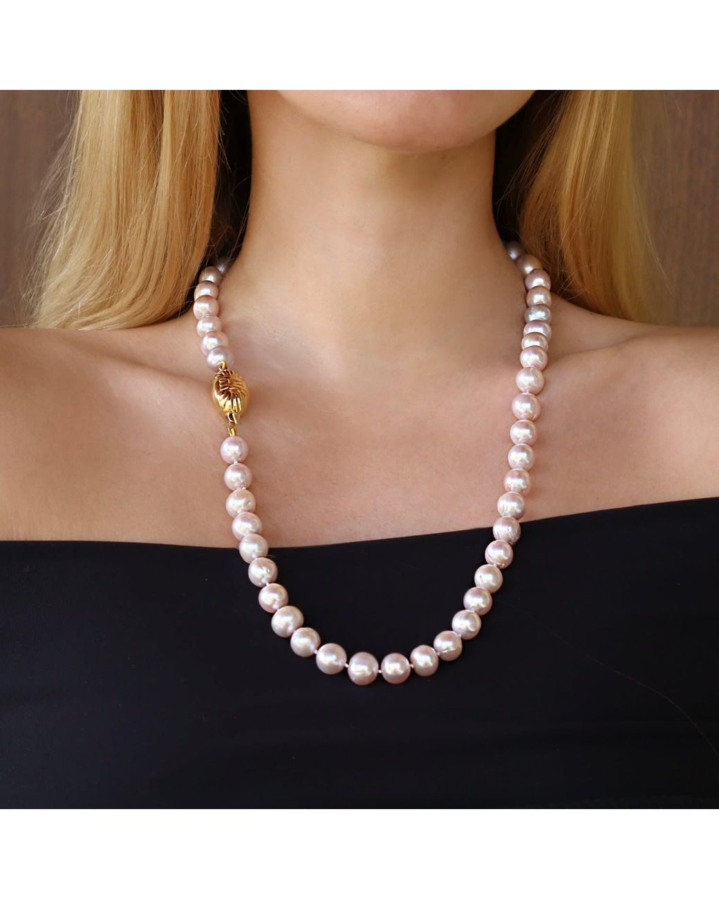 Mineralgems•Studio Pink Pearl Necklace