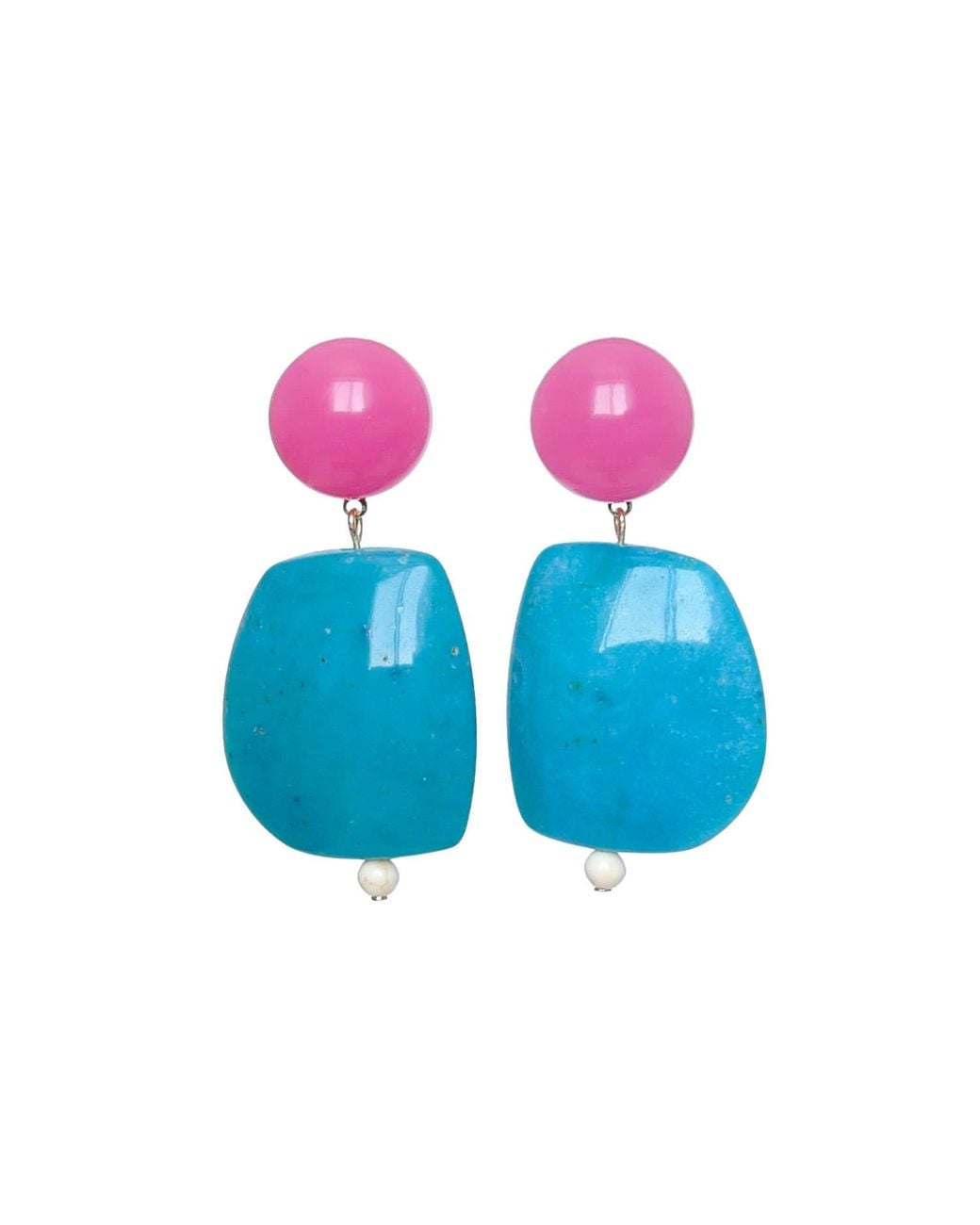 Malolo Jewelry Blue Origami Earrings Soda
