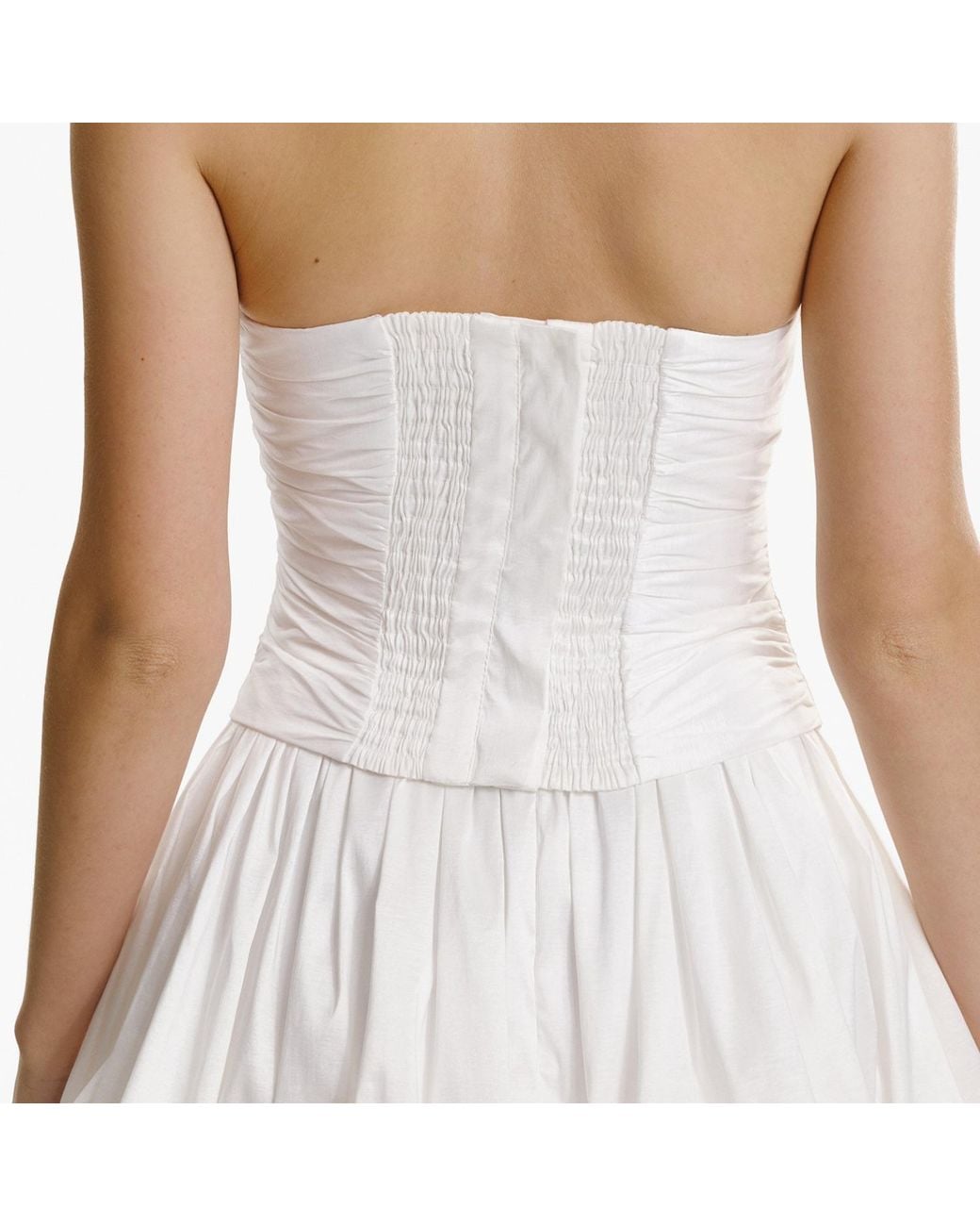 Lita Couture White Corset Top