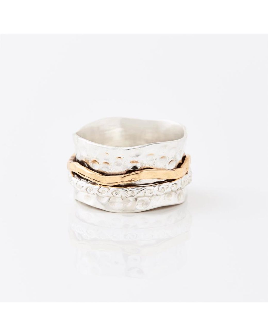 Charlotte's Web Jewellery White Aura Magic Spinning Ring