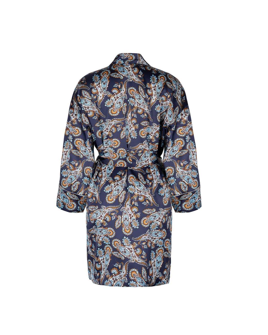 Oh!Zuza Blue Neutrals Silk Robe