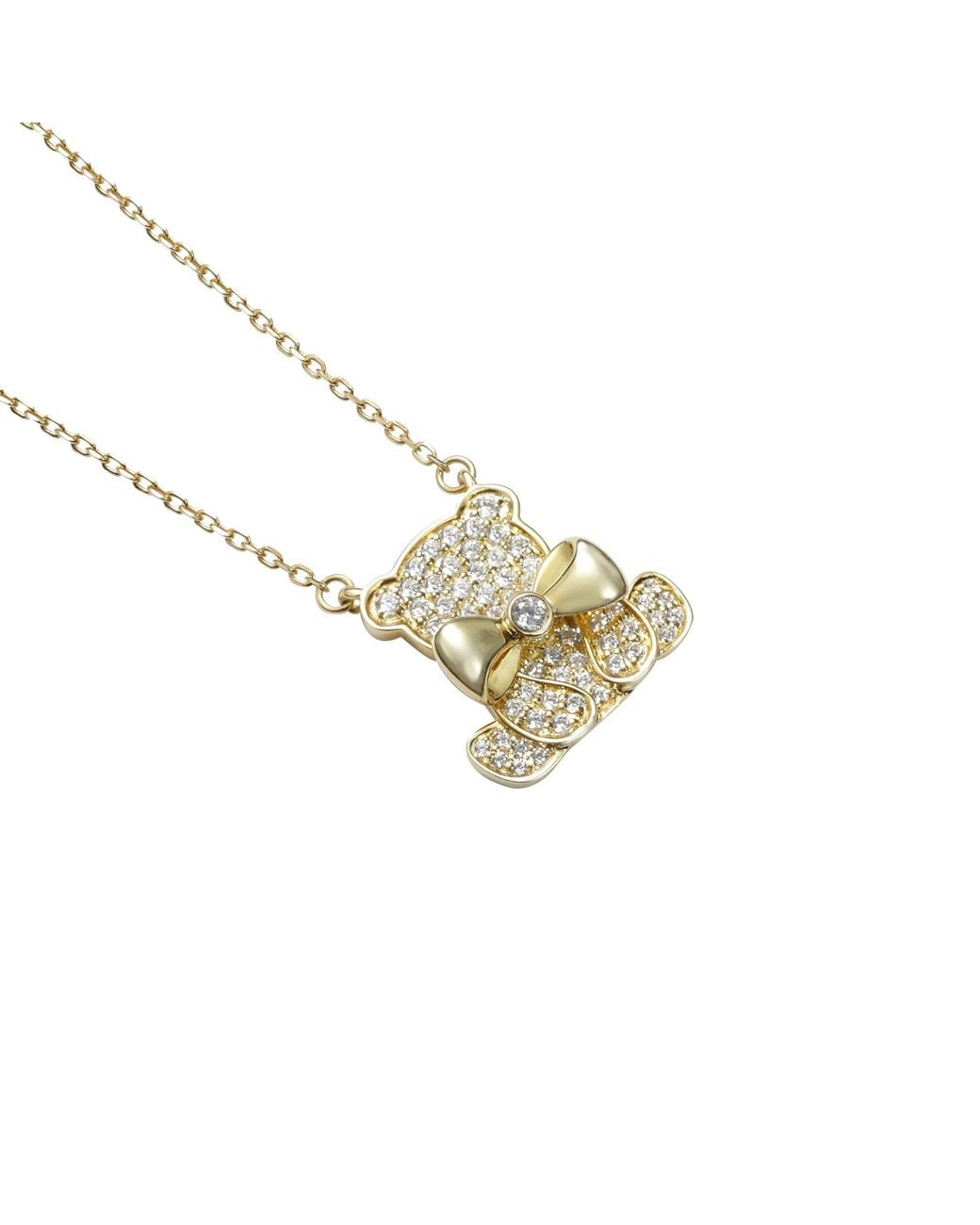 Arte Madrid White Circus Bear Necklace