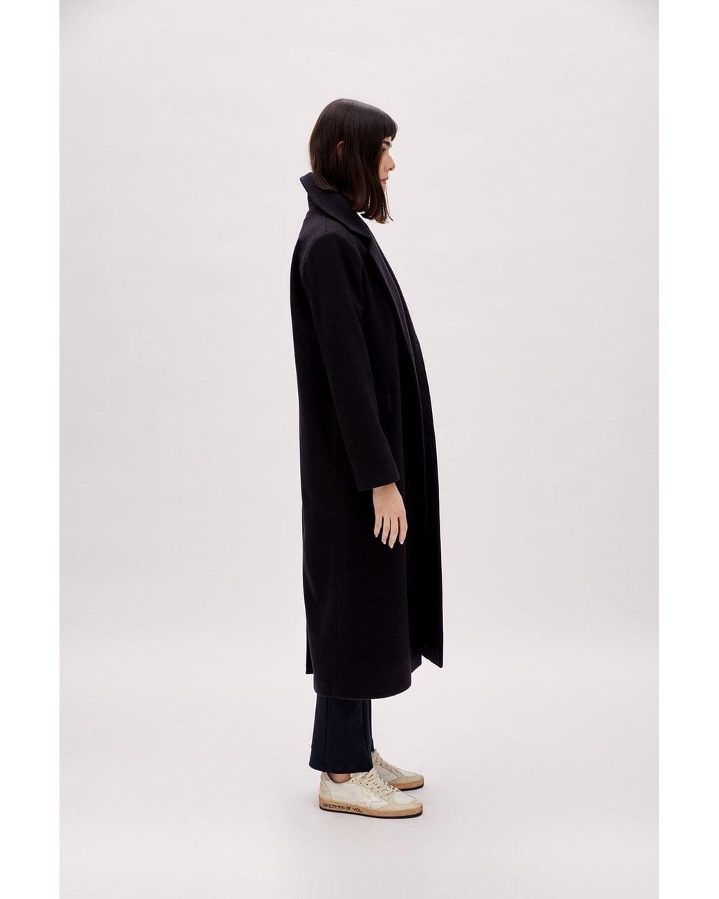 Pcfg Black Wool Coat