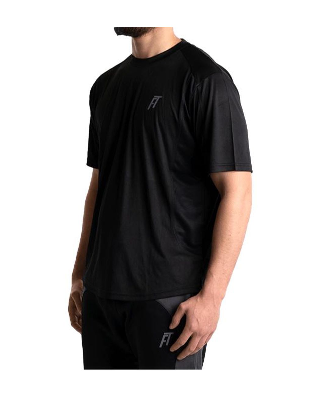 Foster Taylor Black Gym T-Shirt for men