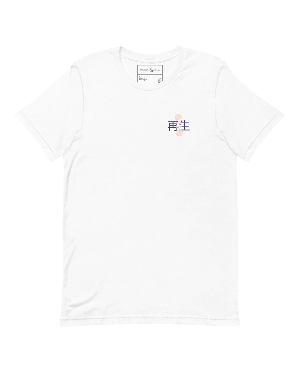 Anchor and Crew White Ten Vhs Japan Era Organic Cotton T-Shirt for men