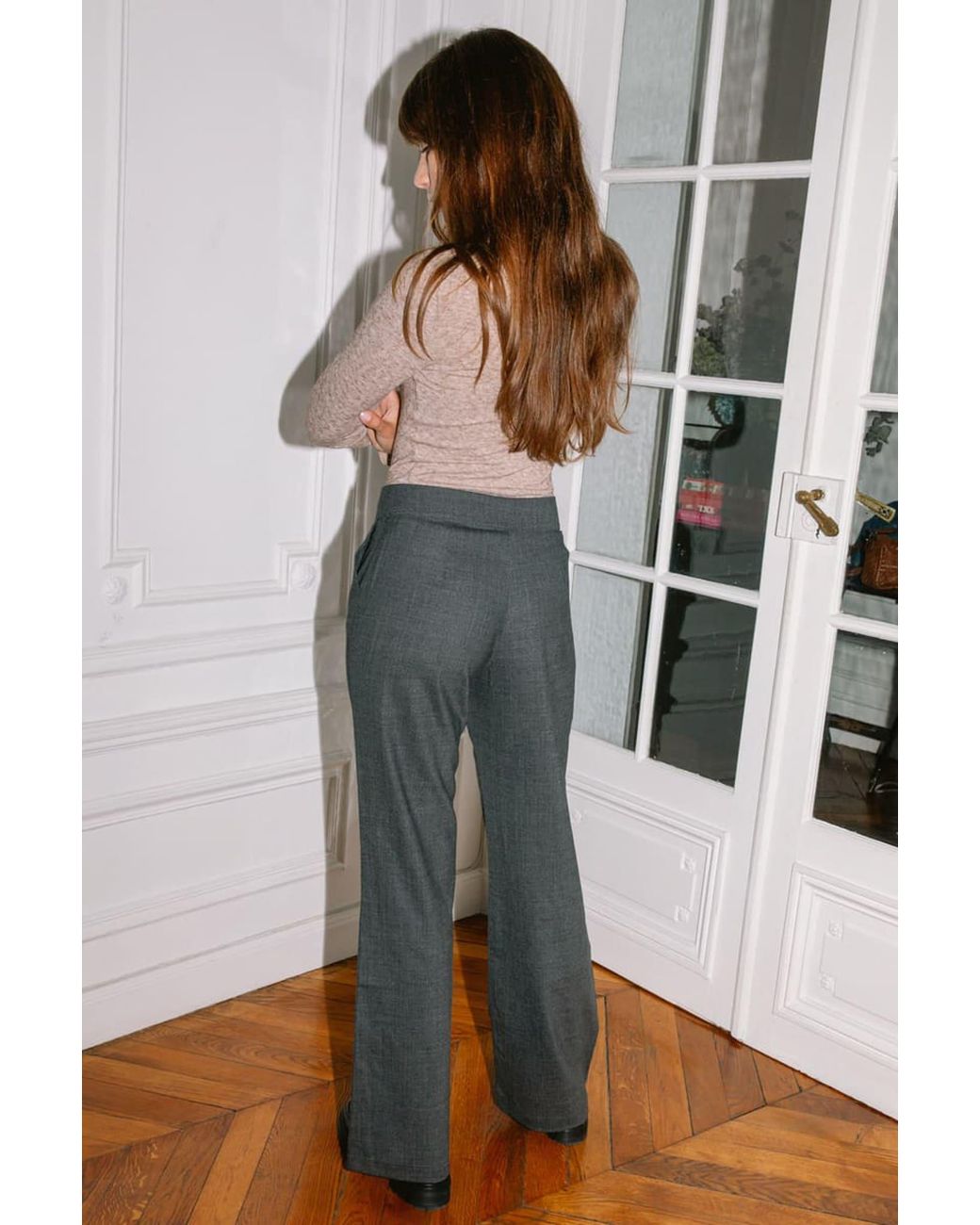 AVANI Apparel Gray Laurier Pants