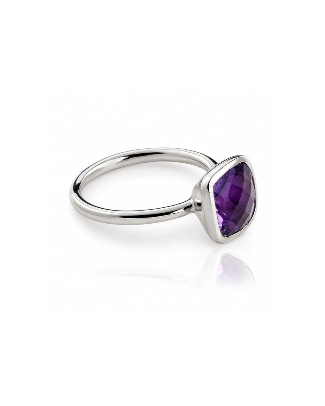 The Jewellery Store London Purple Desert Dusk Amethyst Ring