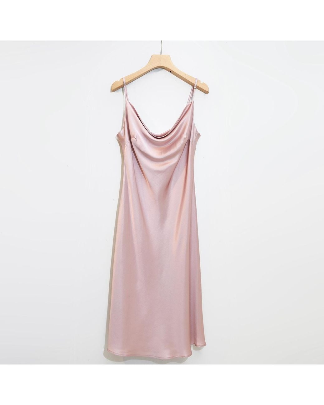 Soft Strokes Silk Purple Rebirth Of Venus Pure Silk Slip Dress