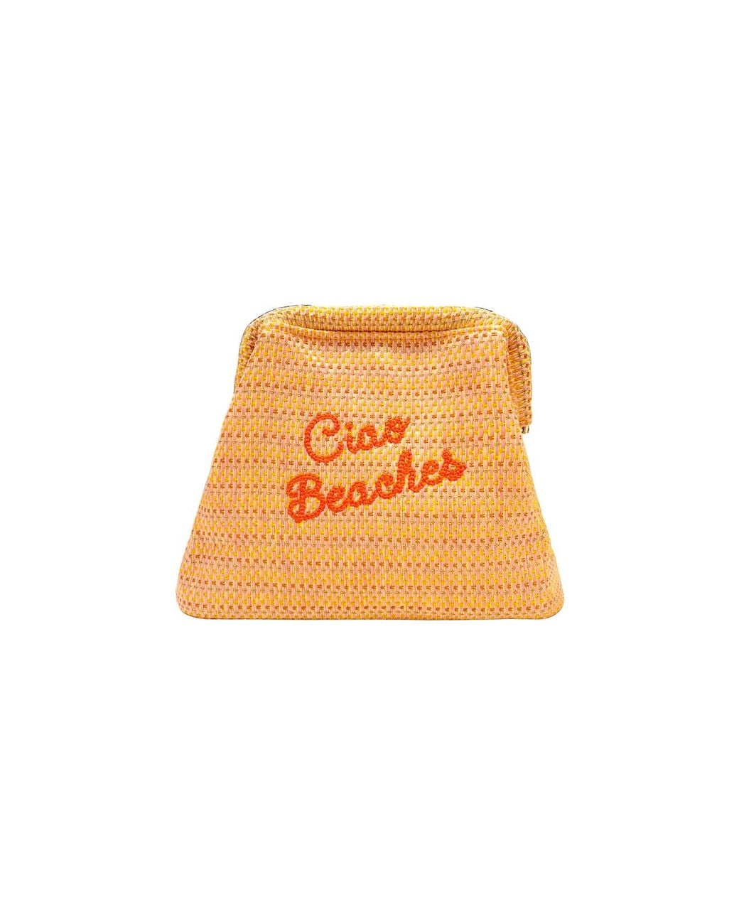 Lilly Loves Orange Neon Ciao Beaches Beach Clutch