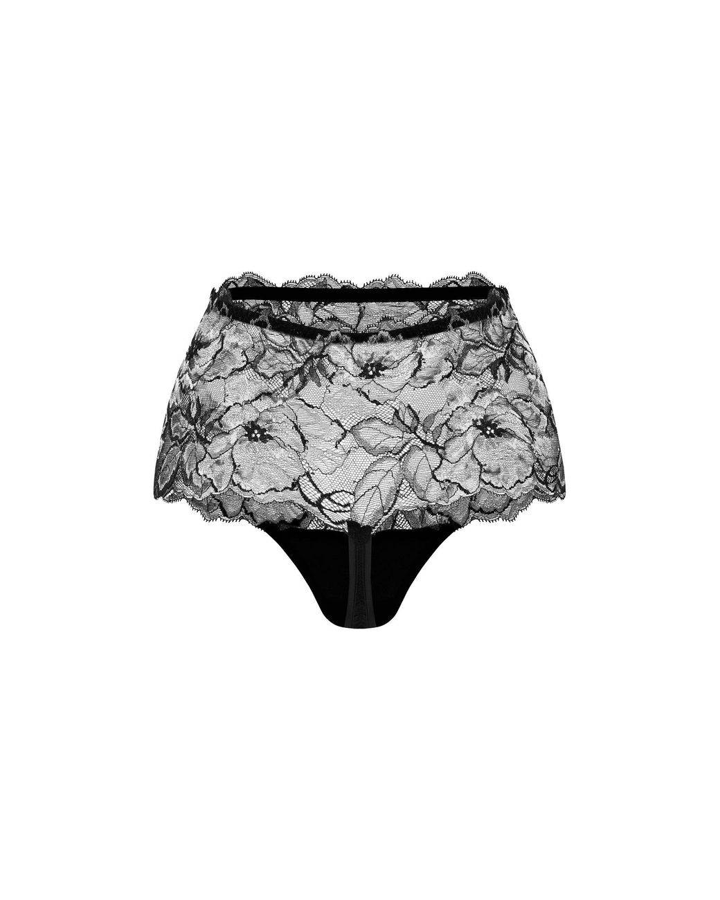 Zhilyova Black Aura High-Waisted Thong