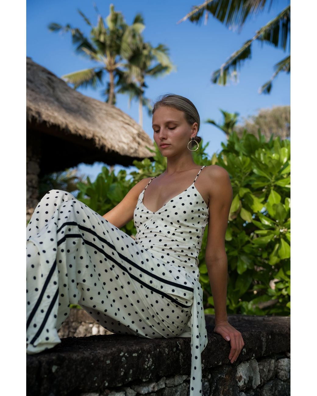 Palm Collective White Cha Cha Pants