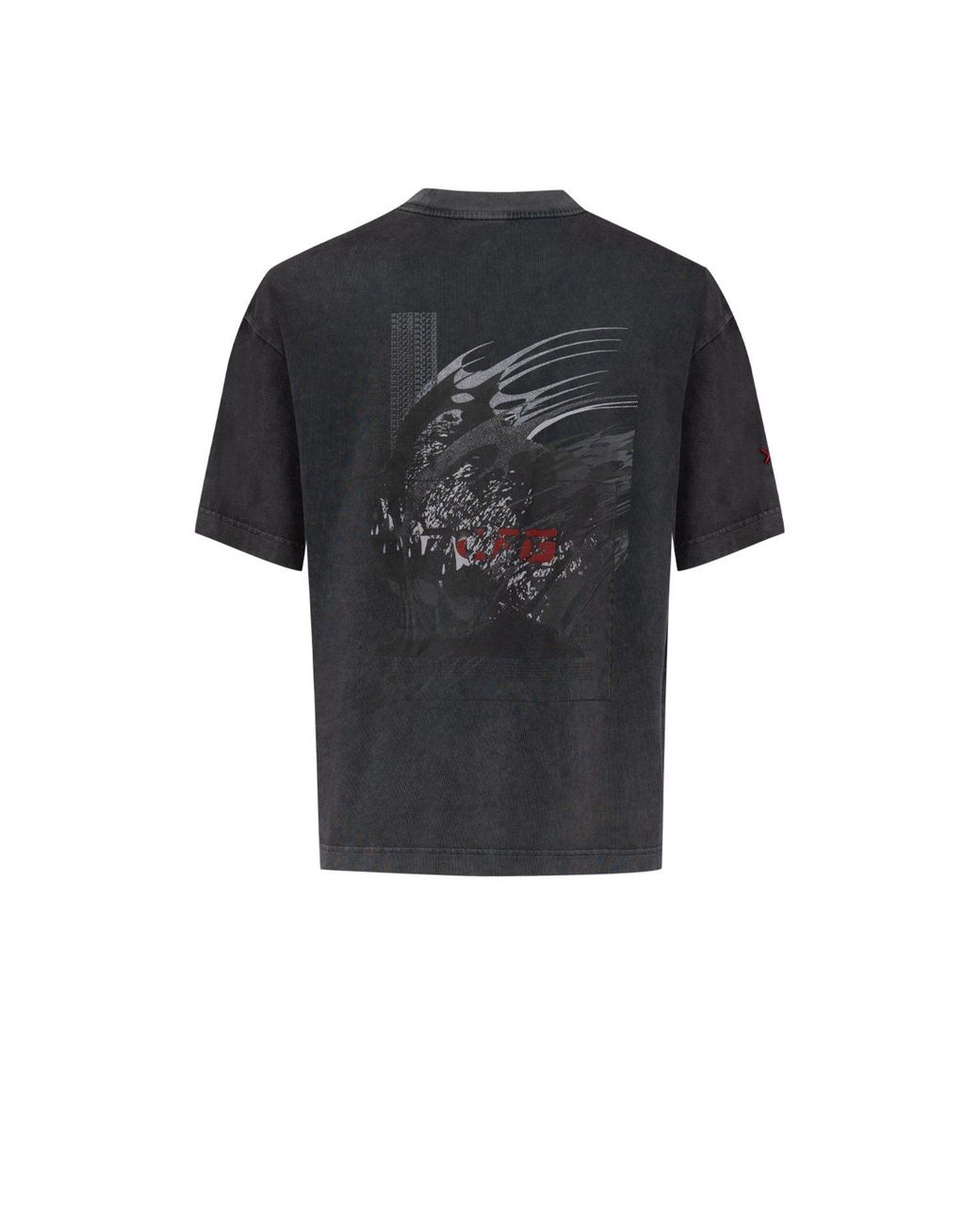 Pcfg Black Your Itch Acid Washed Tshirt for men