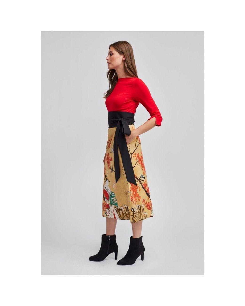 Marianna Déri Orange Geisha Skirt