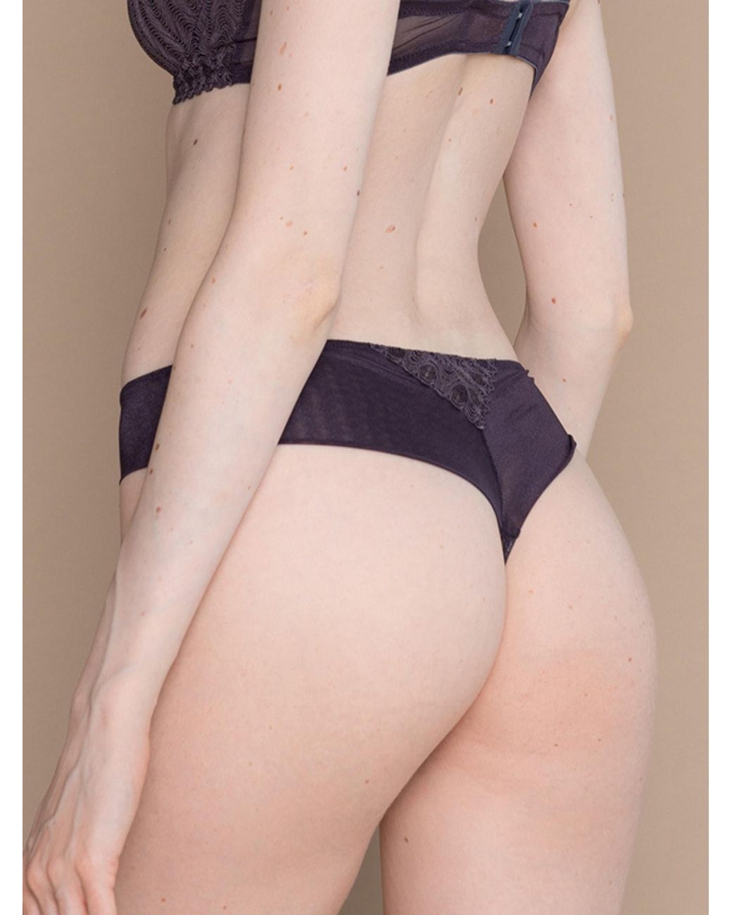 BonBon Lingerie Purple Harmony Thong