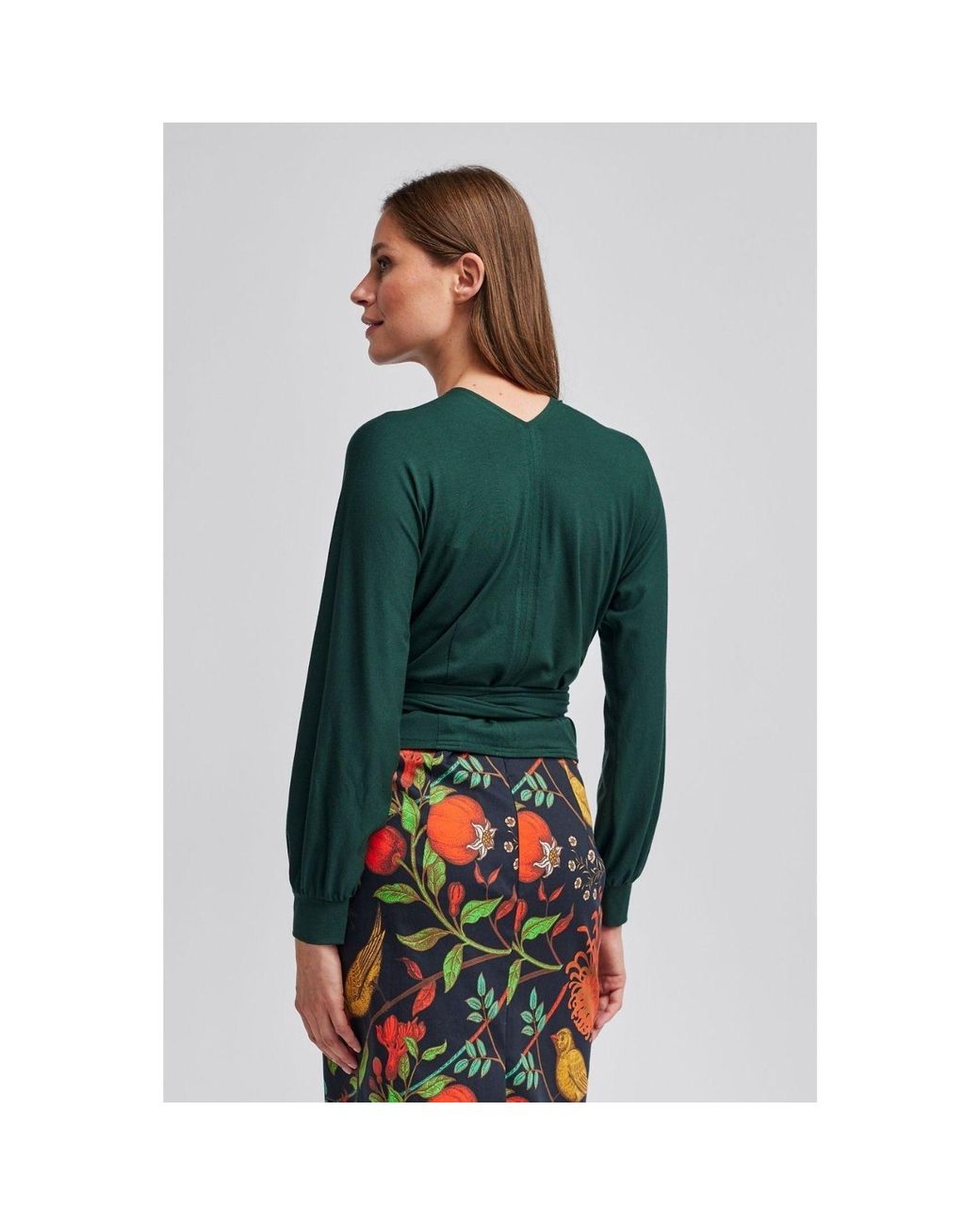 Marianna Déri Green Wrap Shirt