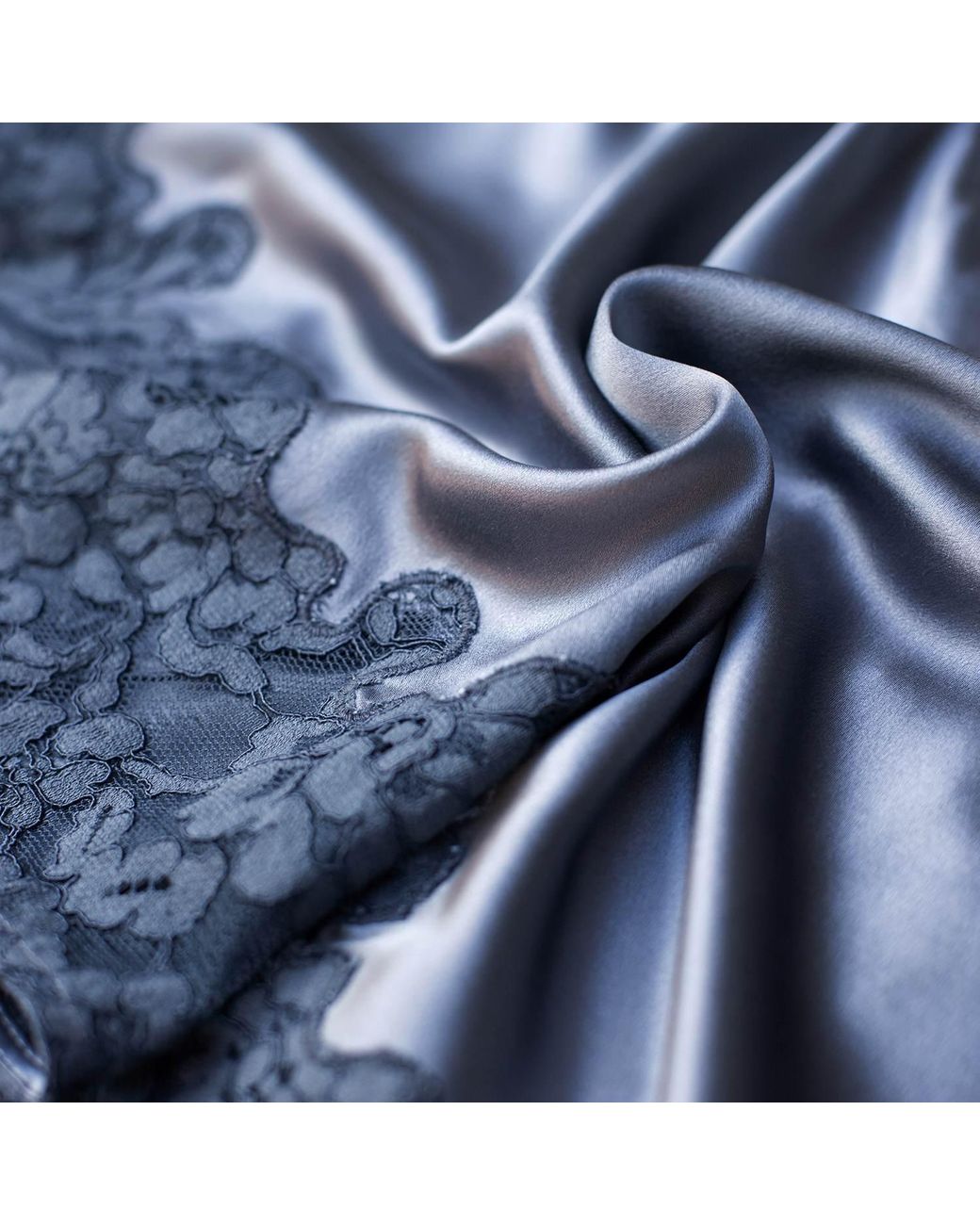 23Rd August . Blue Infatuated Silk Mini Skirt