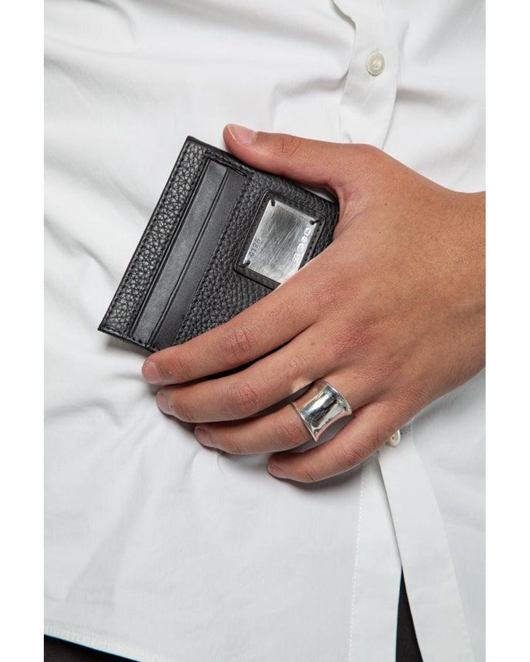Ware Collective Black Shop Cardholder for men