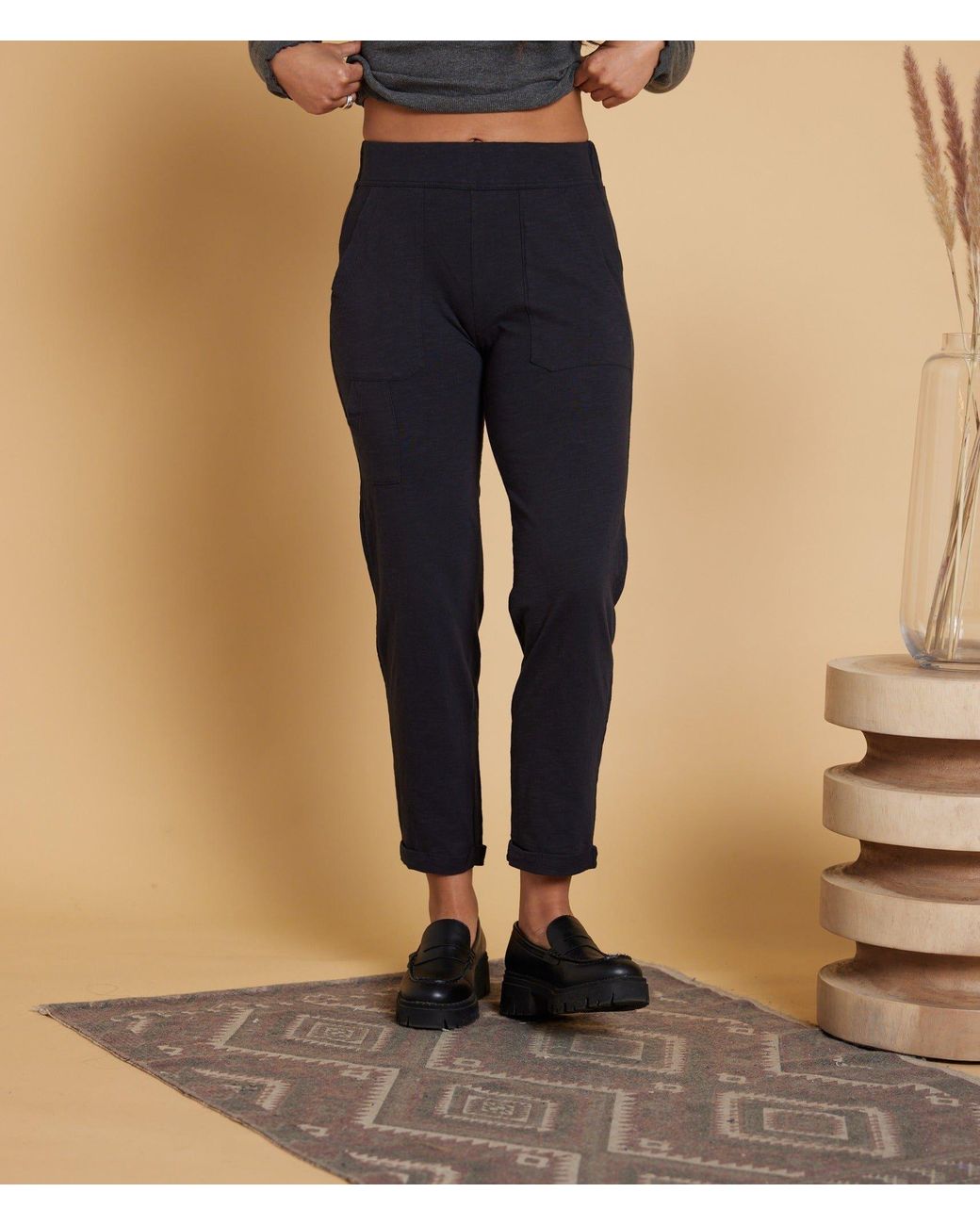 Known Supply Blue Mid Rise Slim Pants