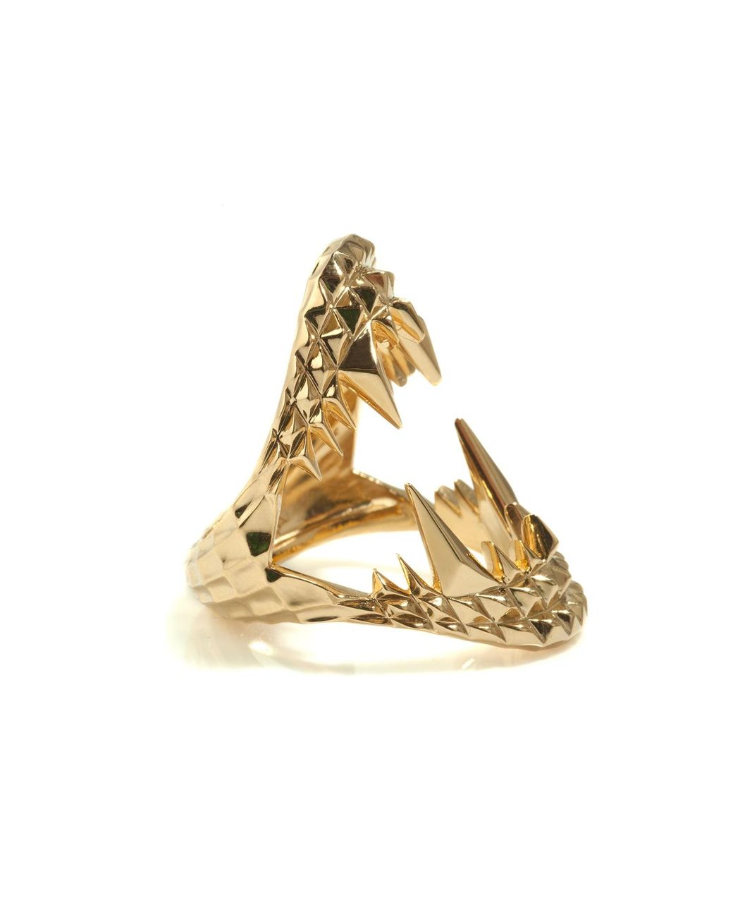 Kasun Metallic Vampire Bite Ring