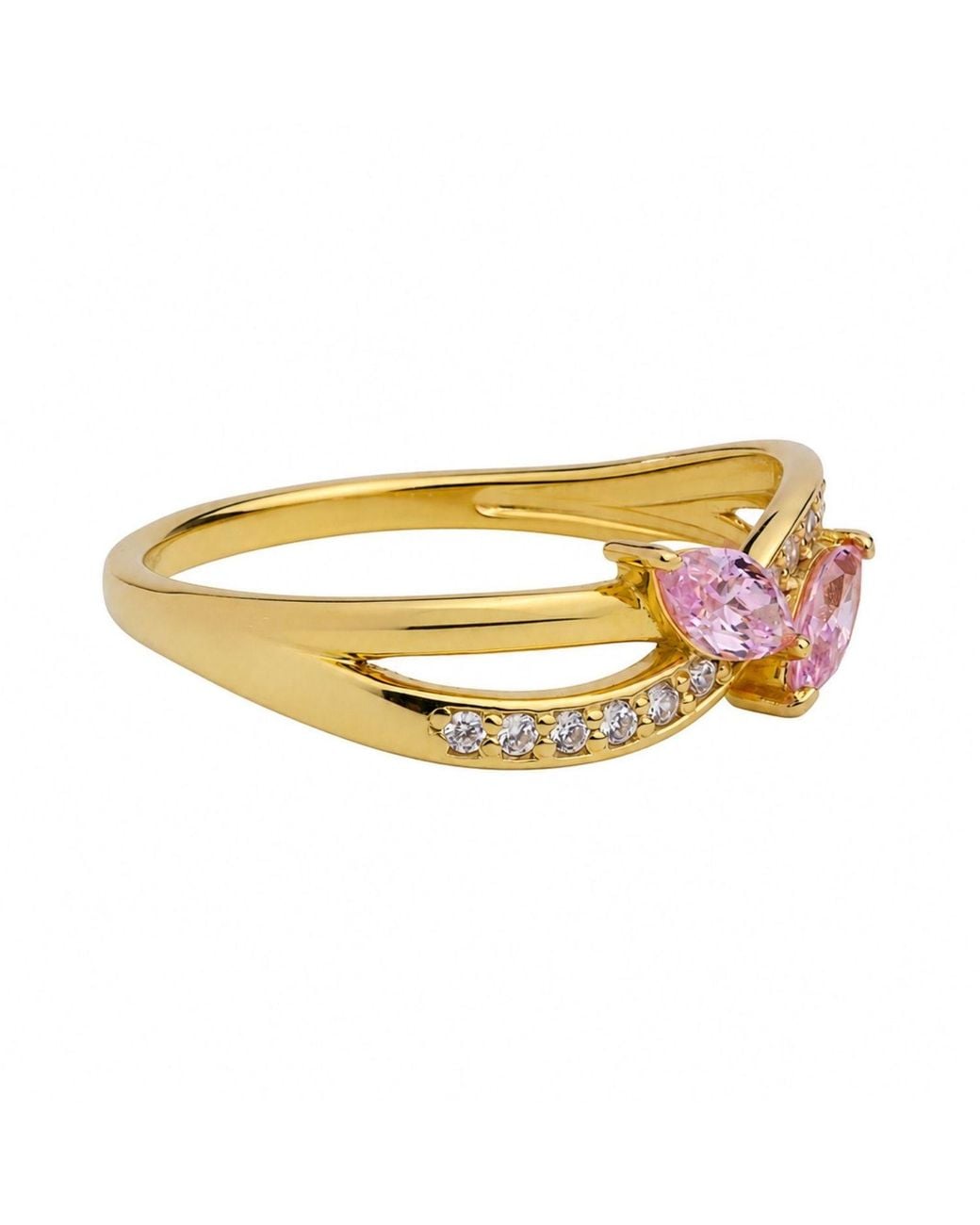 Belinda Jewelz Metallic Tourmaline Marquise Bypass Birthstone Ring