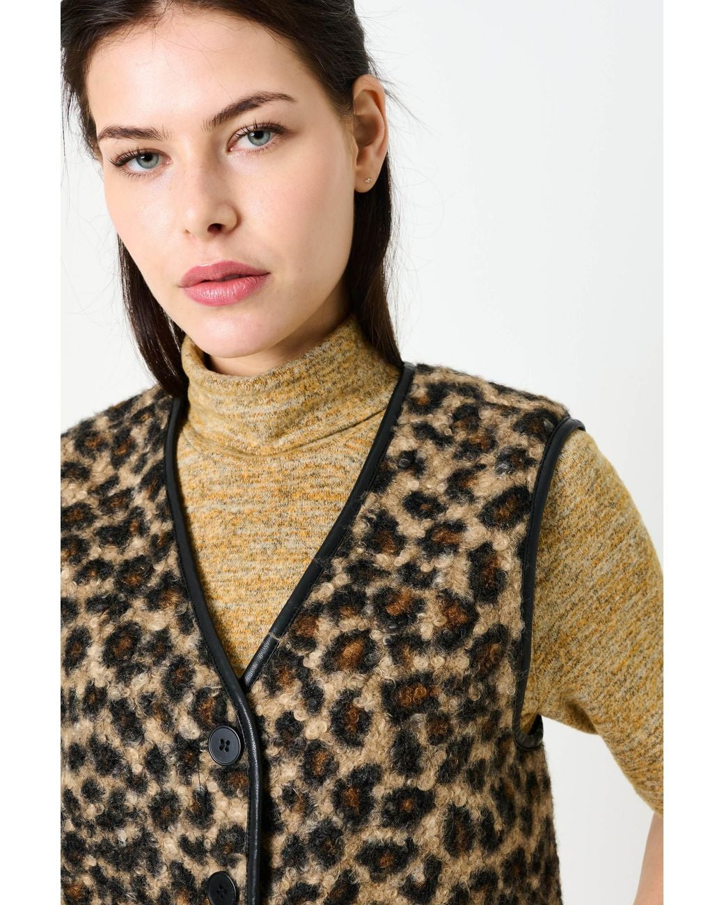 Louche Brown Chris Animal Gilet