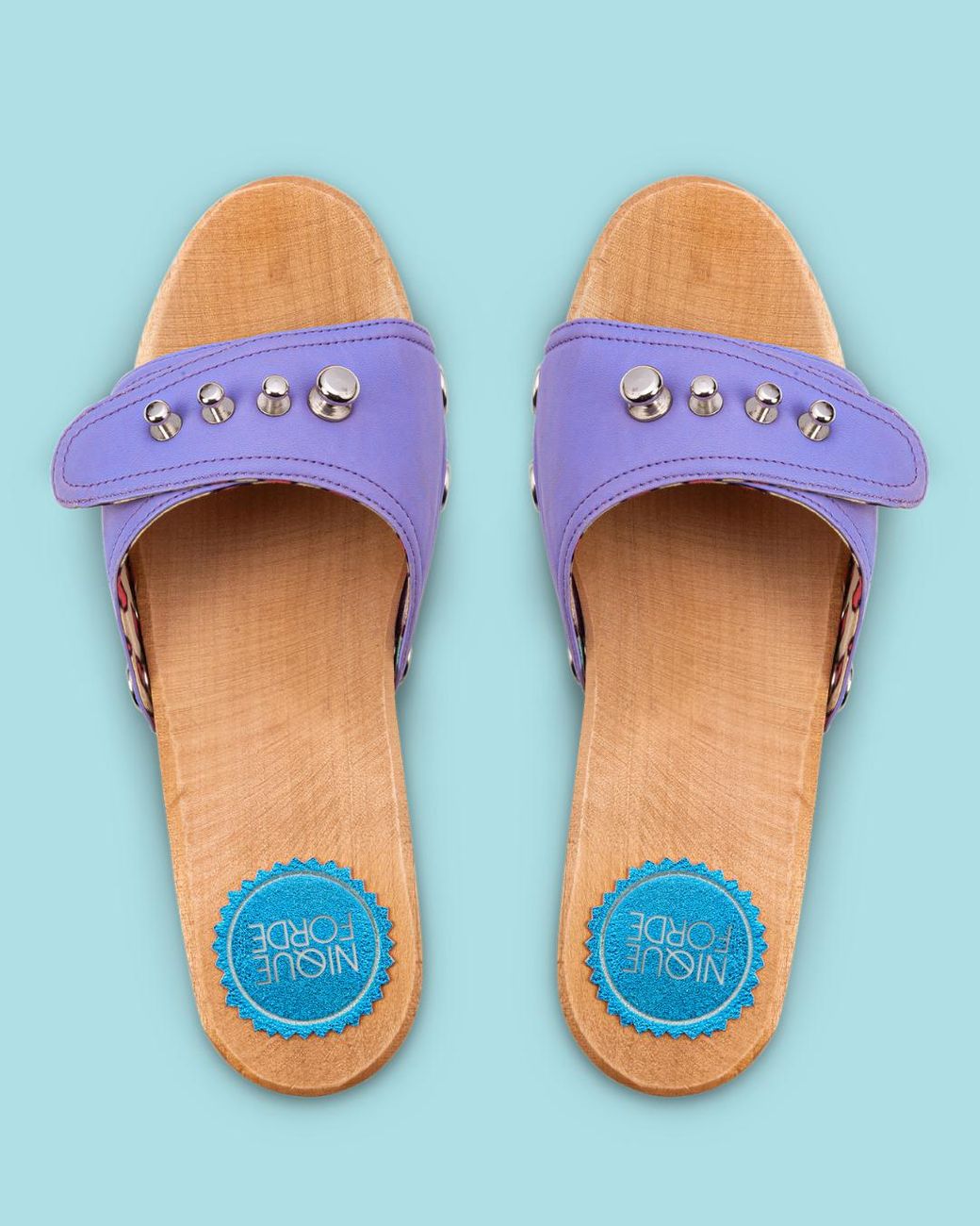 Nique Forde Blue Luna Lilac Georgie Sandals