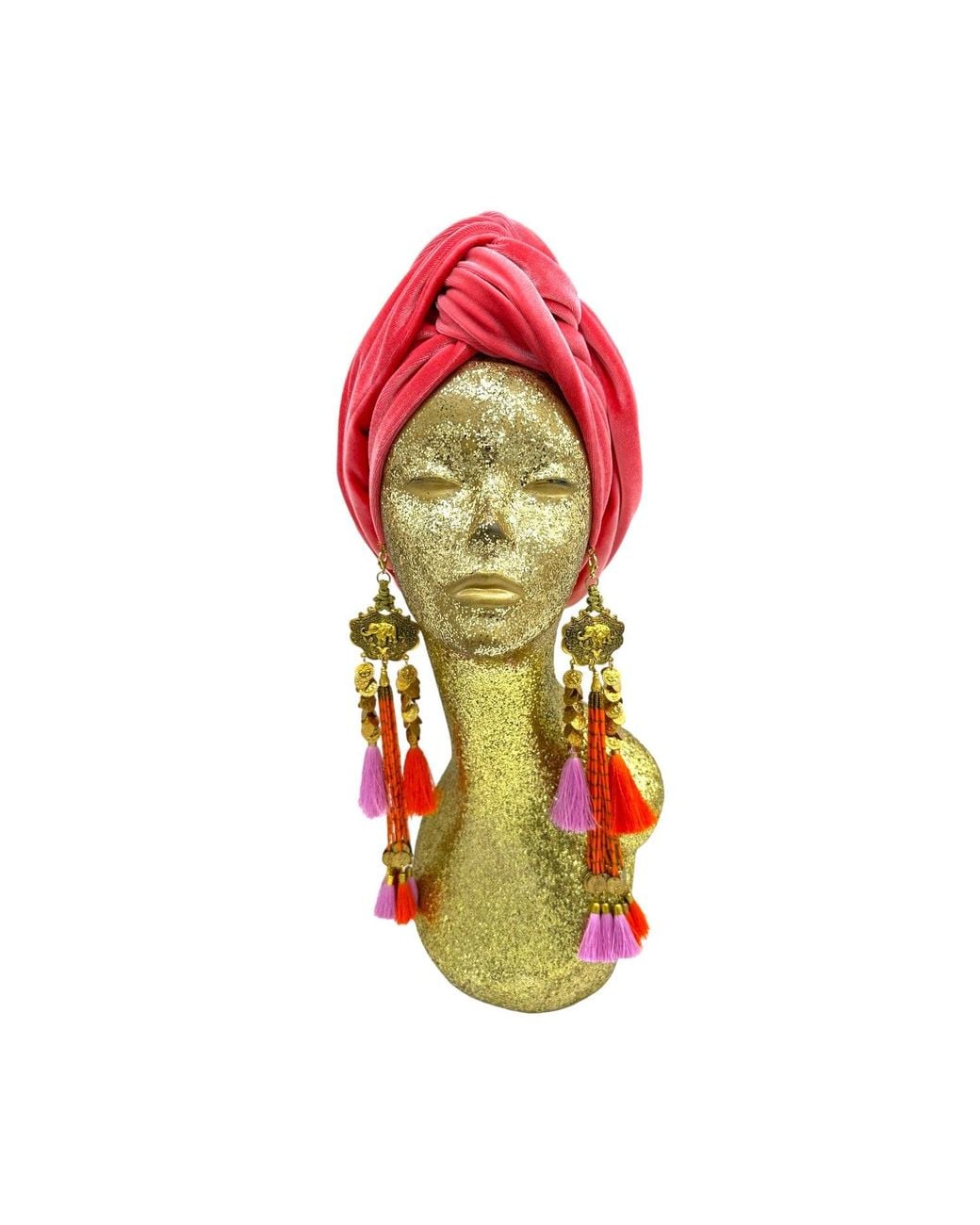 Julia Clancey Red Flaminguita Dream Turban