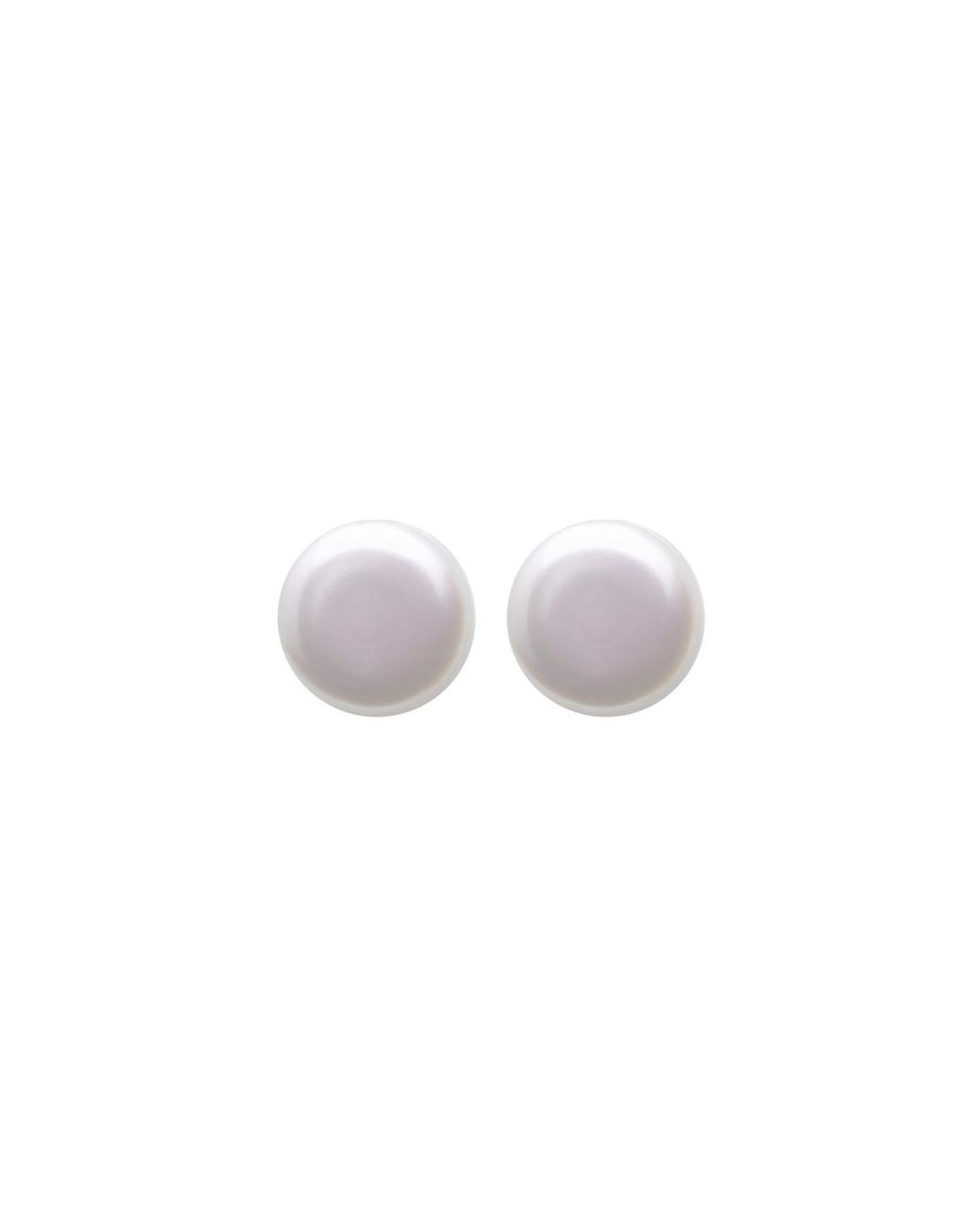 Ora Pearls Pink Coin Pearl Stud Earrings Sterling