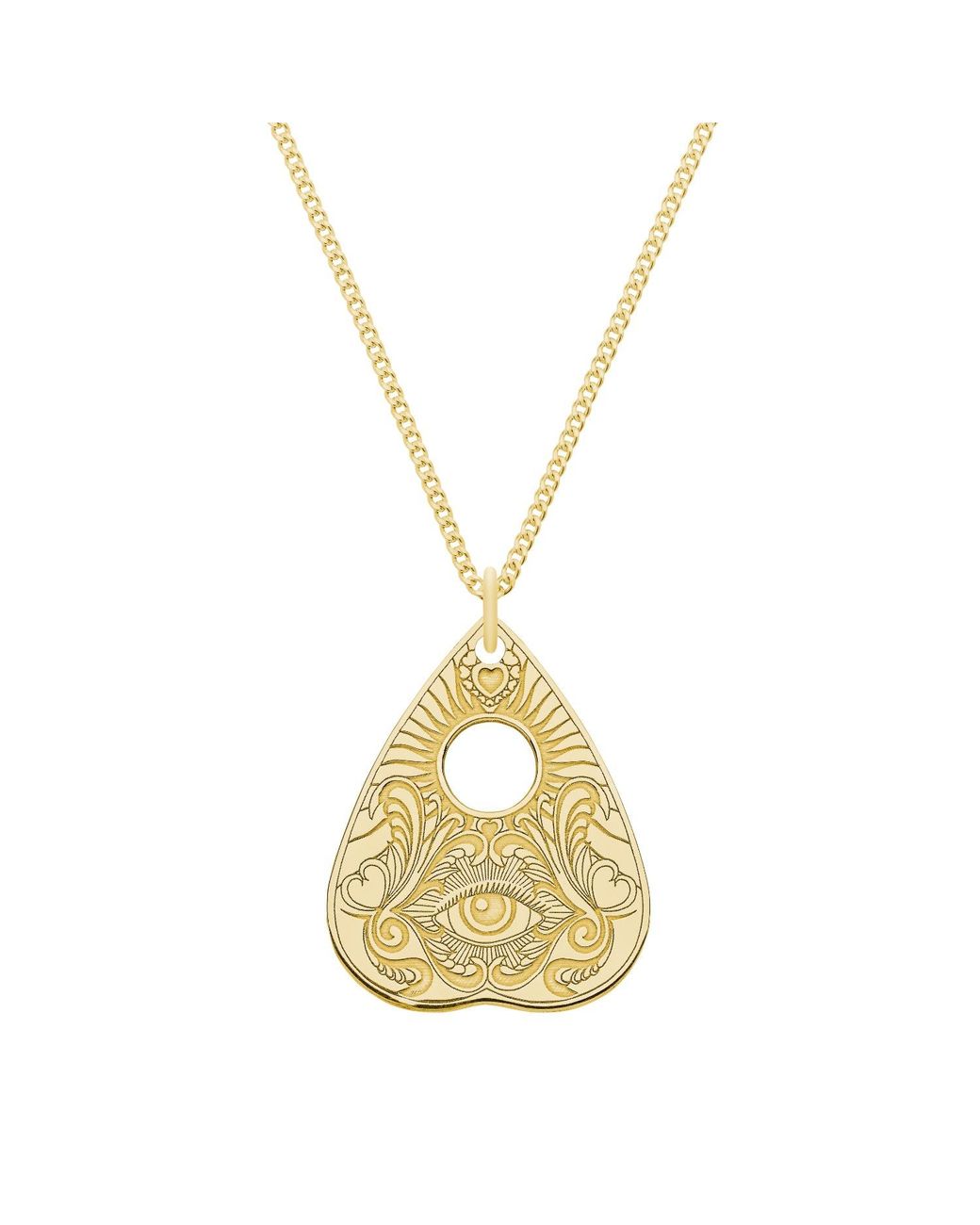 CarterGore Metallic Small Solid All Seeing Eye Planchette
