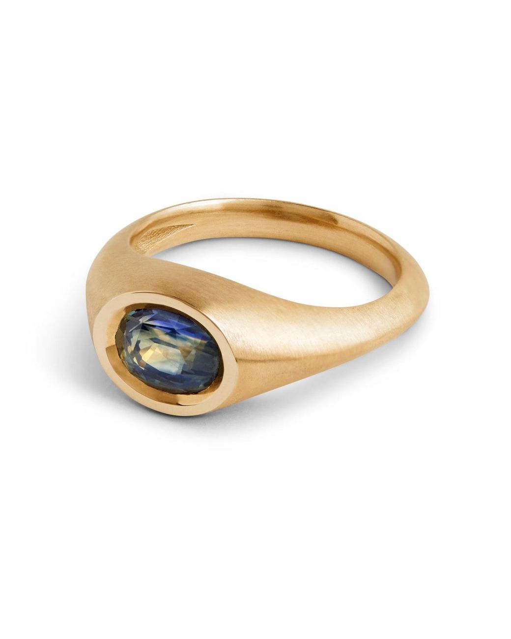 Kasun Metallic Signet Ring for men
