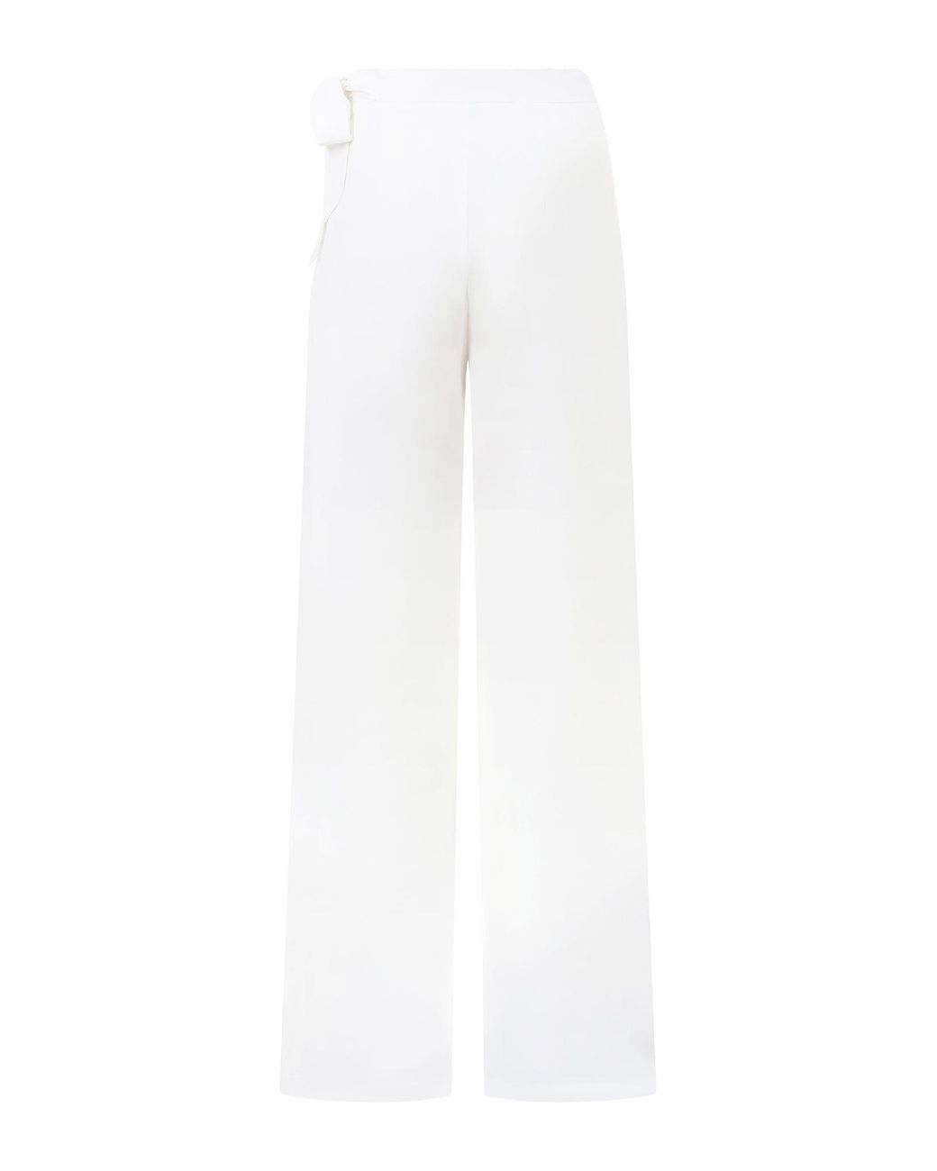 Baíah White Santai Relaxed Trouser