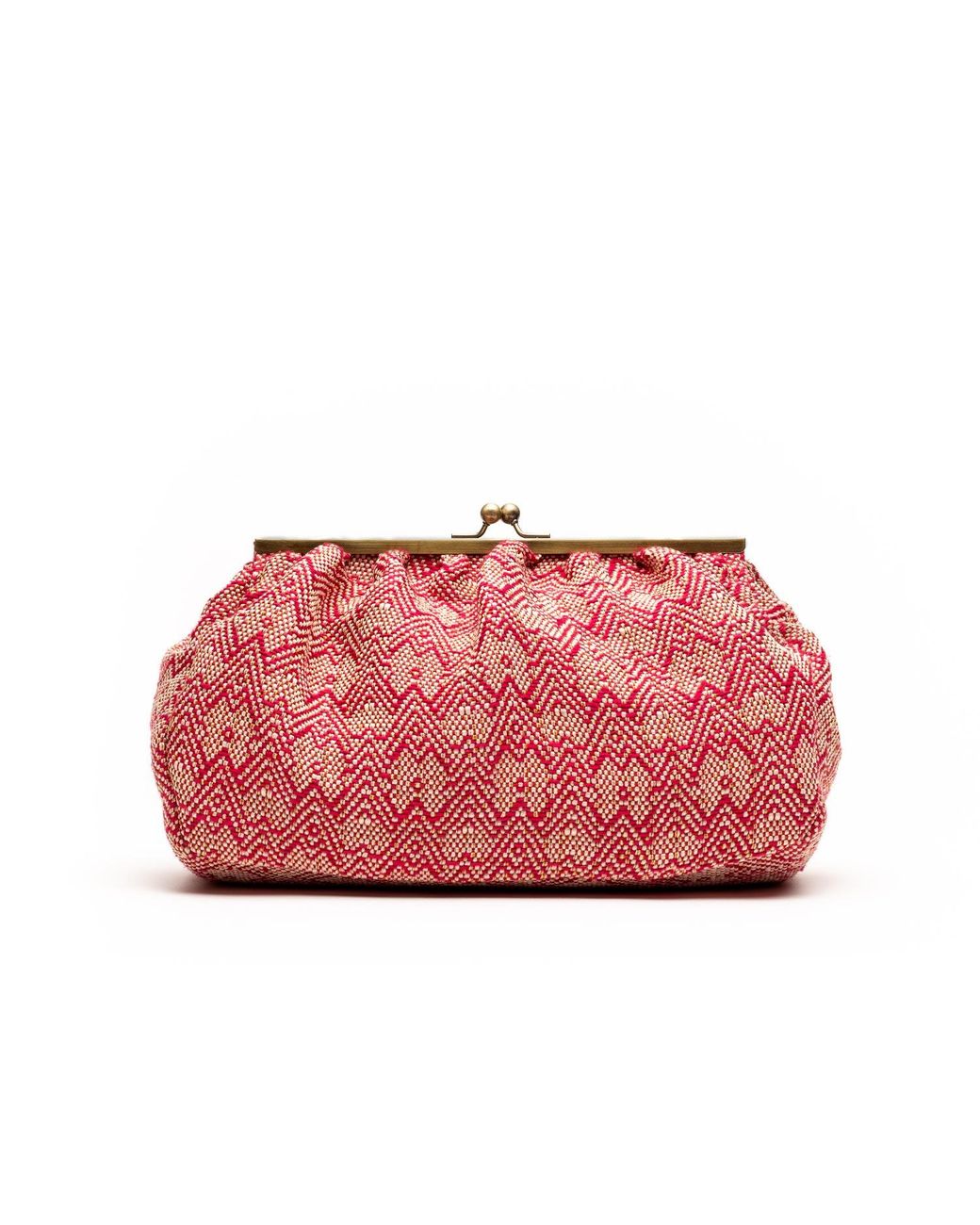 Danni Ro Red Neutrals Porto Clutch
