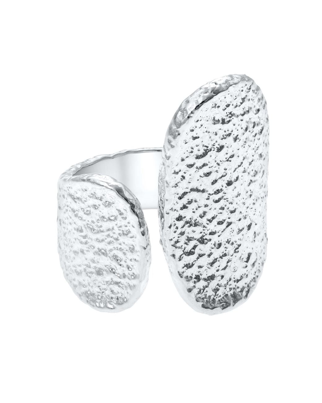 Lucy Quartermaine White Open Hula Ring