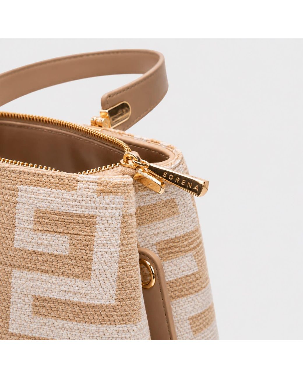 Sorena Metallic Neutrals Galleria Bag Melina Edition Large