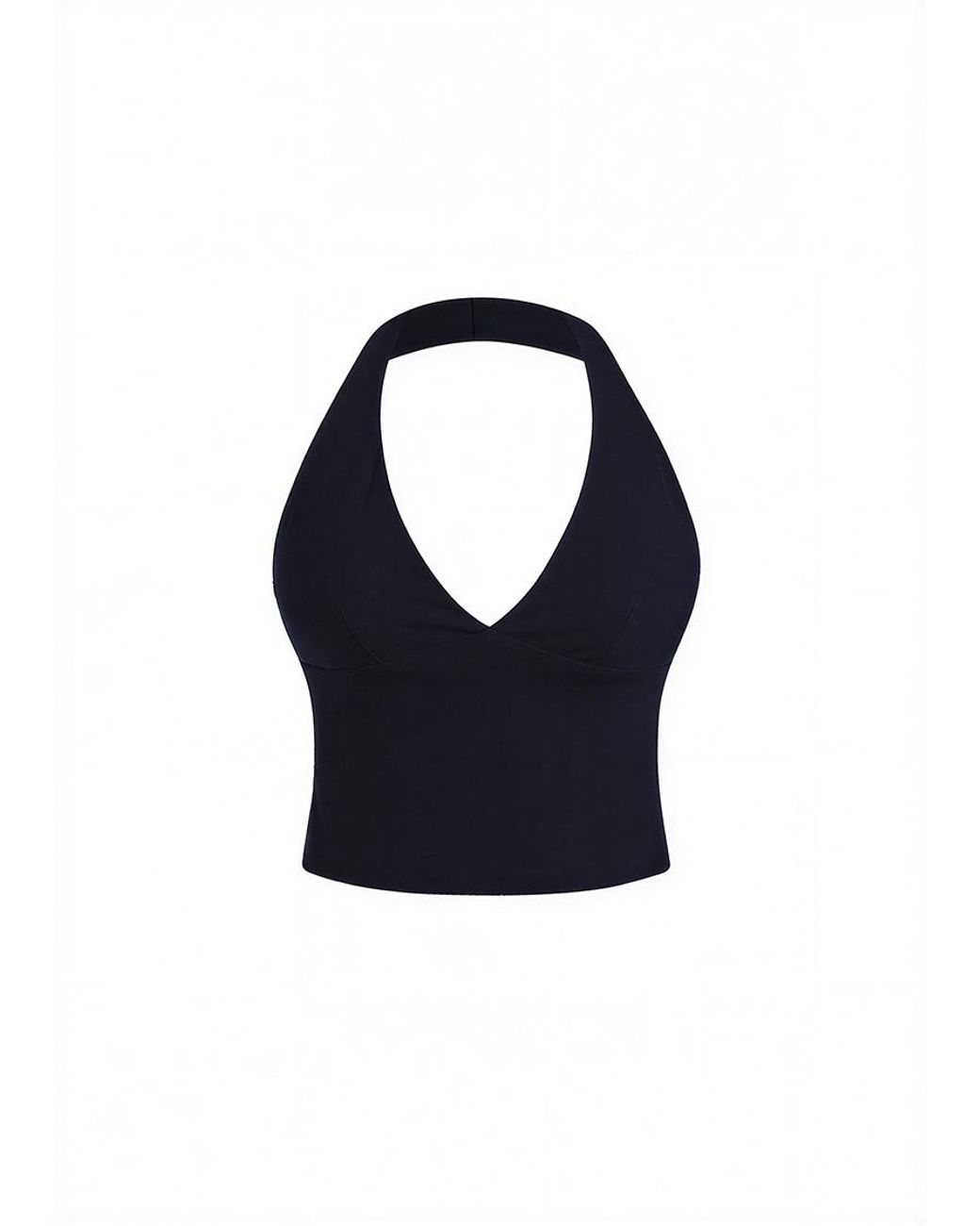 GOD SAVES QUEENS Blue Second Skin Studio Halter Top Onyx