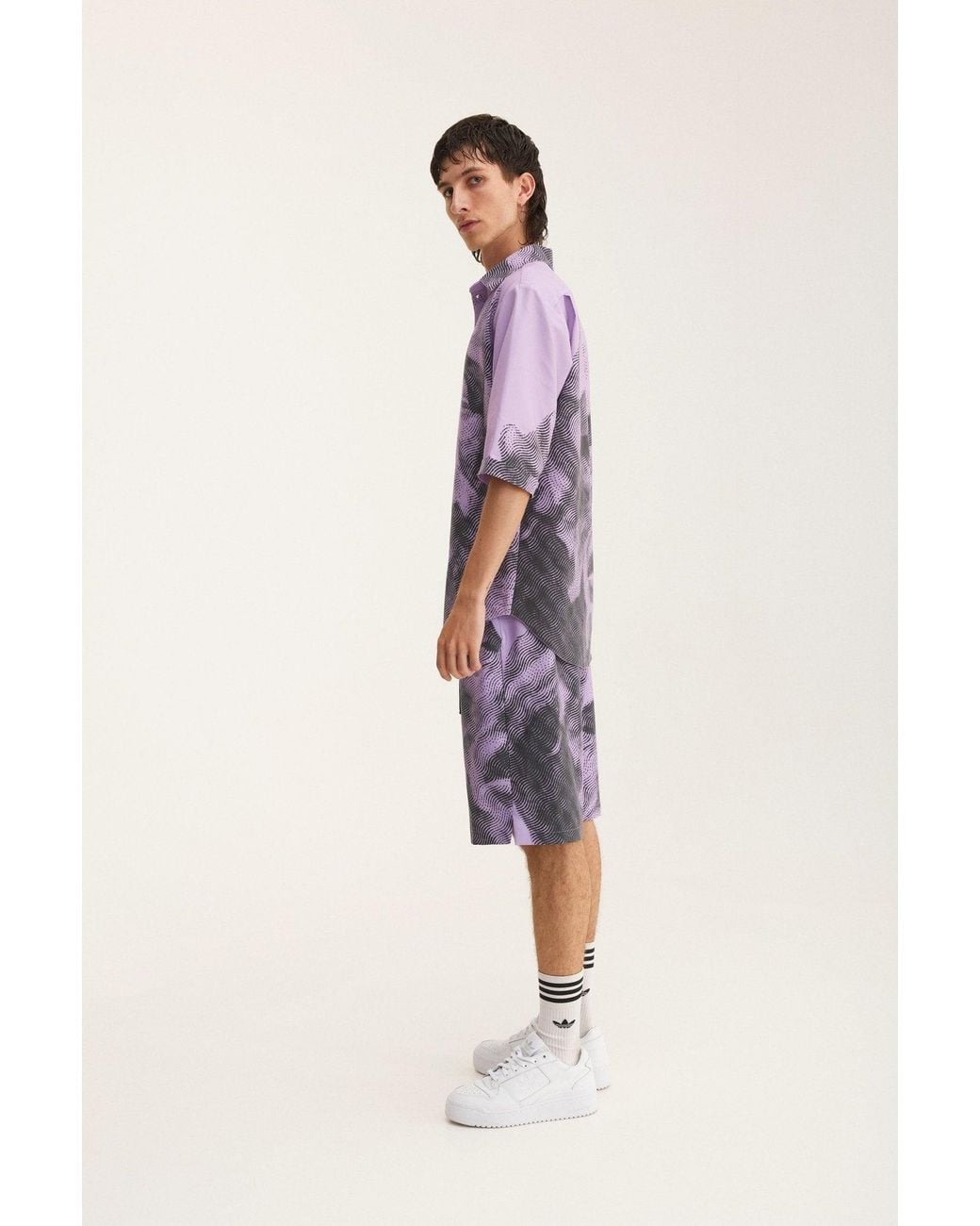 mysimplicated Purple Short Sleeve Shirt for men