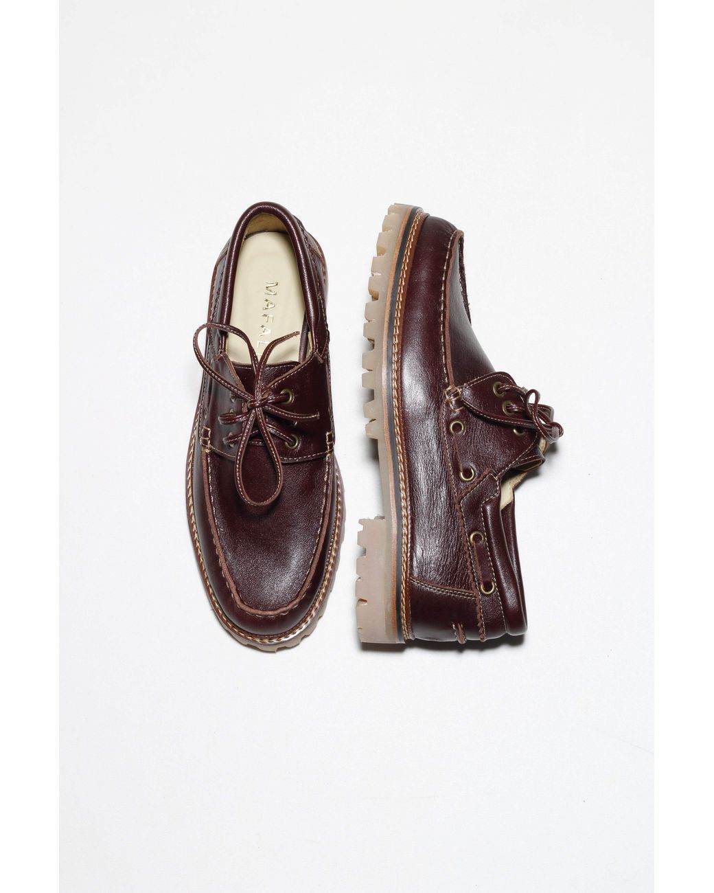 Mafalda Brown Donatela Boat Shoes