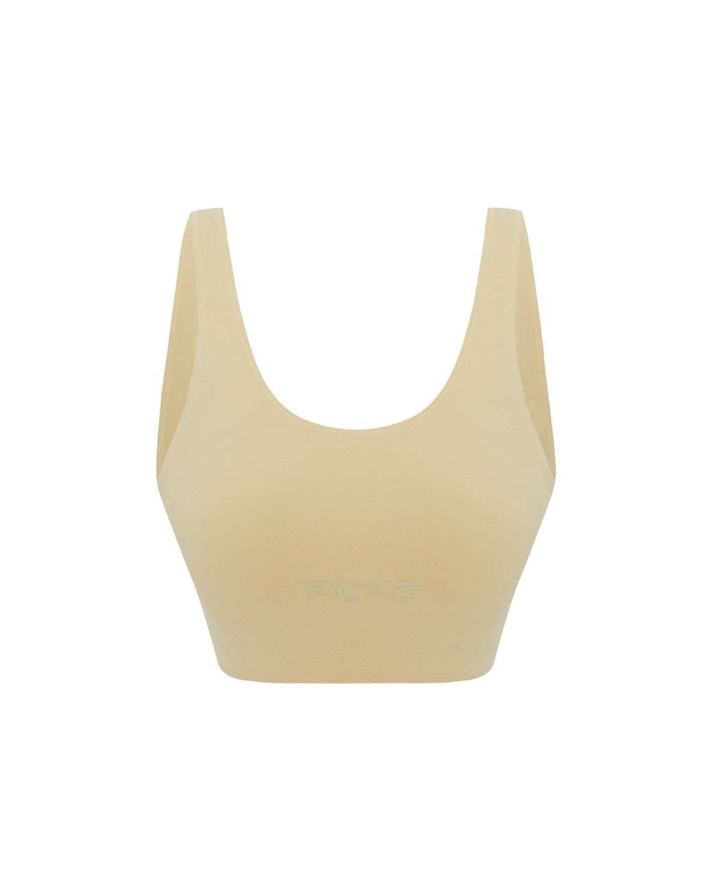 Pcfg White Neutrals Yoga Bra