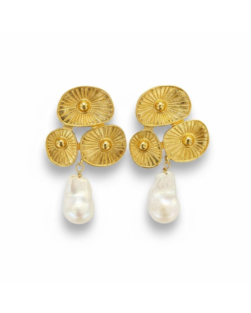 La Pluie Jewellery Yellow Raggio Earrings