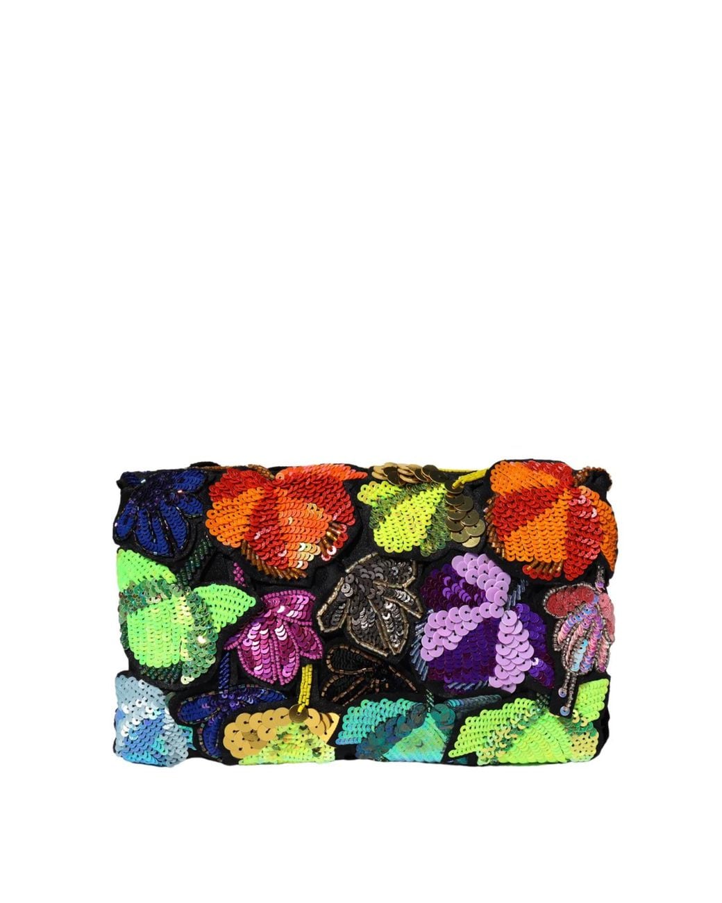 Simitri Black Neon Aurelia Clutch