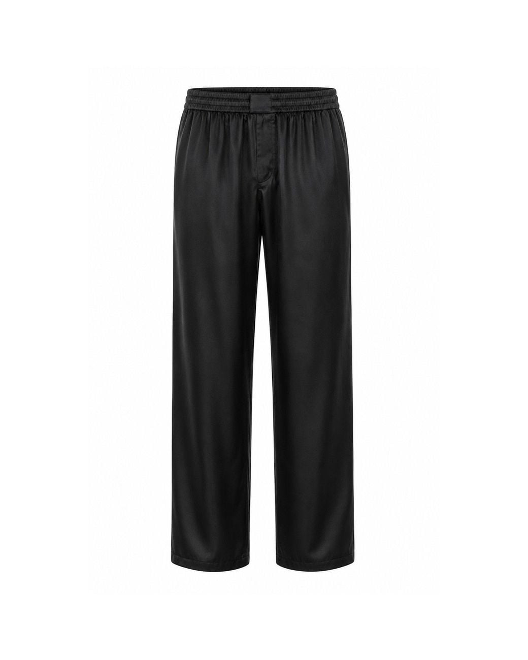 Hustle Black Is New Satin-Pants for men